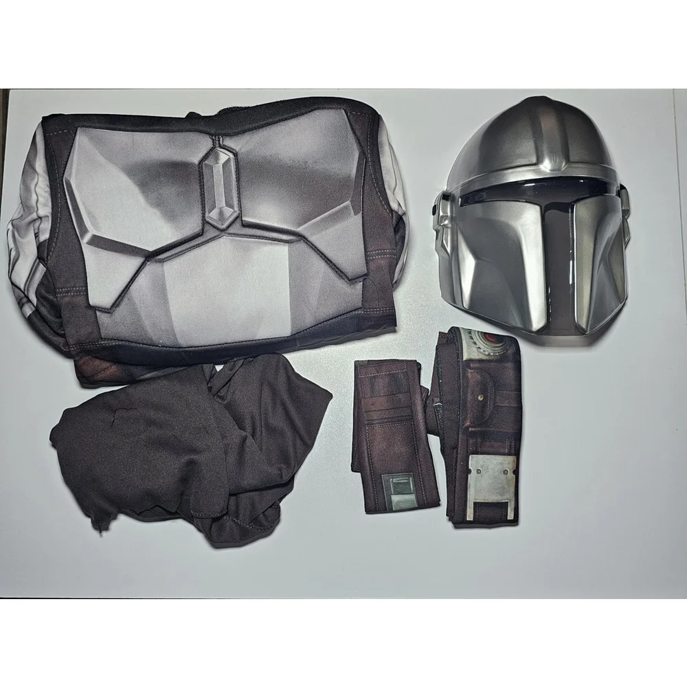 Star Wars The Mandalorian Child Medium 8-10 Costume Halloween NEW - Picture 3 of 4